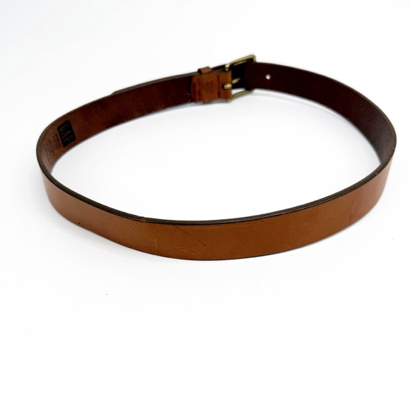 Gap Classic Brown Leather Belt With Square Brads Buckl, Size 32 - Picture 6 of 8